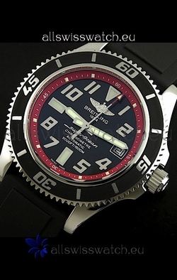 Breitling Superoceanin Black Dial - Ultimate Mirror