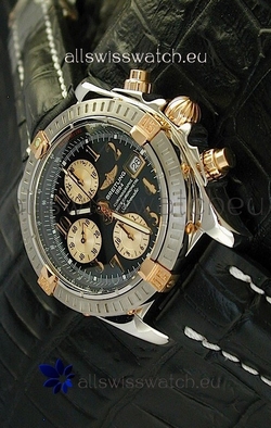 Breitling Windriderin Black Dial Steel Case