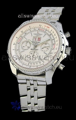 Breitling Bentley 6.75 inin Off White Dial