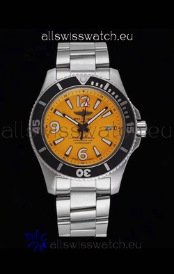 Breitling Superocean Automatic 44 Steel - Yellow Dial 1:1 Mirror