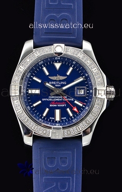 Breitling Avenger II Steel GMT 1:1 Ultimate Edition - Blue Dial