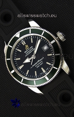 Breitling SuperOcean Heritage II B20 42MM Black Dial Green Bezel- 1:1 Mirror Edition