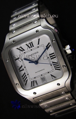 Cartier Santos De Cartier 1:1 Mirror - 40MM Stainless Steel