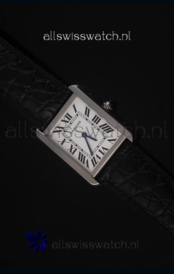 Cartier Tank Solo Quartz Leather Strap Mid Size 28MM Wide