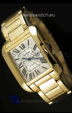 Cartier Tank Anglaise Mid Sized Yellow Gold - 1:1 Mirror