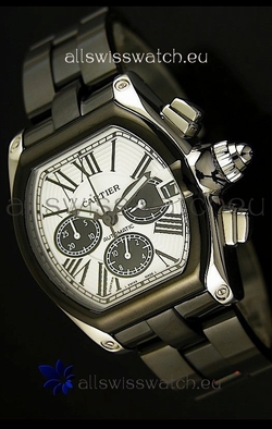 Cartier Roadster Chronograph XL Original DLC Coated 1:1 Mirror