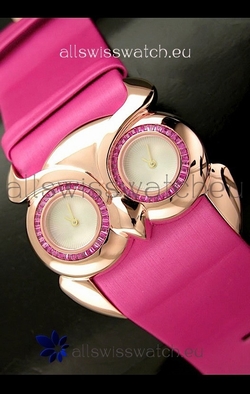 Chopard Animal World Ladies Owl in Pink Strap