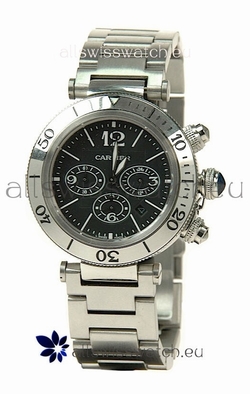 Cartier Pasha Seatimer Automatic in Black Dial