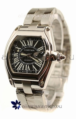 Cartier Roadster GMT in Black Dial