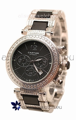 Cartier Pasha Seatimer Swiss Diamonds