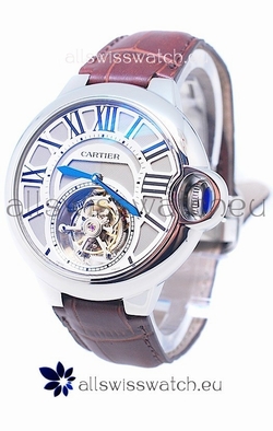 Cartier Ballon de Bleu Flying Tourbillon Silver