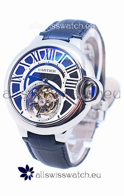 Cartier Ballon de Bleu Flying Tourbillon Silver