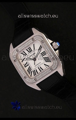 Cartier Santos inin White Dial