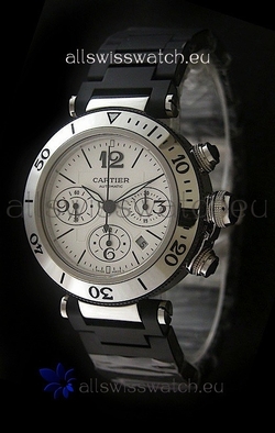 Cartier Pasha dein White Dial