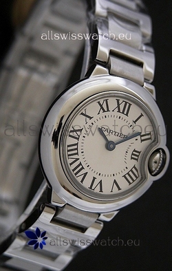 Cartier Ballon Bleu dein White Dial
