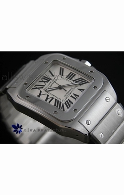 Cartier Santosin White Dial