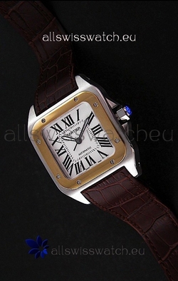 Cartier Santos inin White Dial