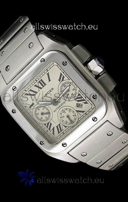 Cartier Santosin Steel Strap