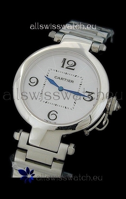 Cartier Pasha de Automatic in White Dial