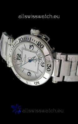Cartier Pasha dein White Dial