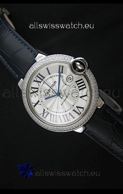 Cartier Balon de Automatic in White Dial