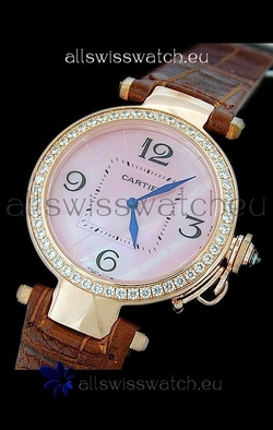 Cartier Pasha de Automatic in Pink Dial