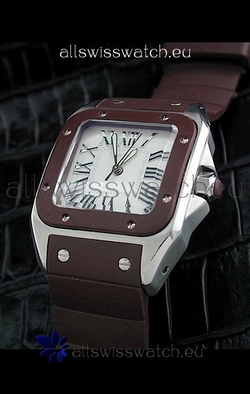Cartier Santosin White Dial