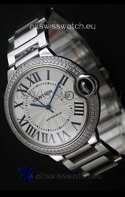 Cartier Ballon Bleu Automatic in White Dial