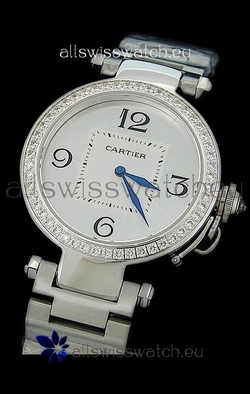 Cartier Pasha de Automatic in White Dial