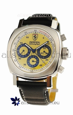 Ferrari by Panerai Scuderia Chronographin Yellow Dial