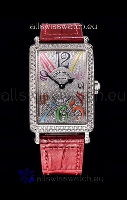 Franck Muller Long Island Color Dreams Ladies in Pink Strap