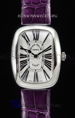 Franck Muller Galet Ladies Quartz Purple Strap