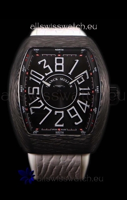 Franck Muller Vanguard Carbon Casing Black Indexes