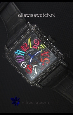 Franck Muller Conquistador King Automatic Crazy ColorsPVD Case