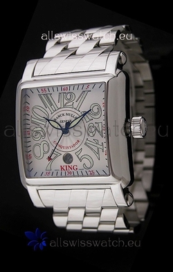 Franck Muller Consquistadorin Silver White Dial