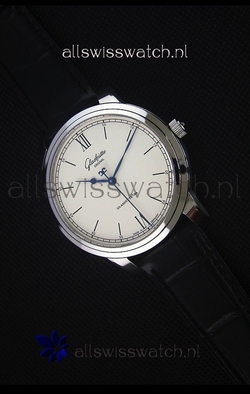 Glashuette Senator Excellence Cream Dial Steel Case