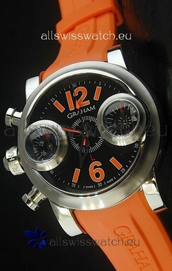 Graham Chronograph Swordfishin Orange Strap