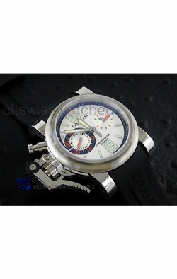 Graham Chronofighter Oversizein Silver Dial
