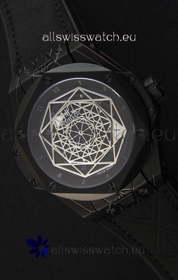 Hublot Big Bang Sang Bleu 45MM Black PVD Coated