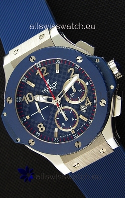Hublot Big Bang Blue Steel Carbon Dial1:1 Mirror