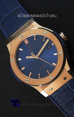 Hublot Classic Fusion Blue King Gold- 1:1 Mirror