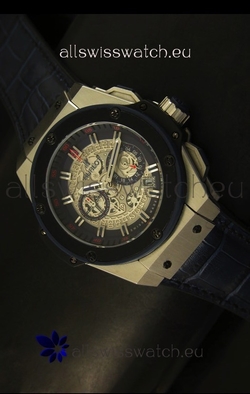 Hublot Big Bang King Steel Skeleton Dial Quartz 45MM