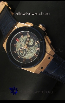 Hublot Big Bang King Rose Gold Skeleton Dial Quartz 45MM