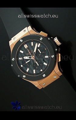 Hublot Big Bang Pink Gold- 1:1 Mirror Carbon Dial
