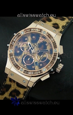 Hublot Big Bang Leopard Rose Gold