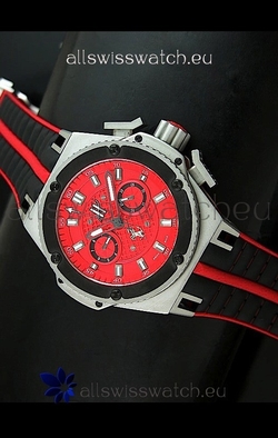 Hublot King Power Ferrari Edition- Black Strap