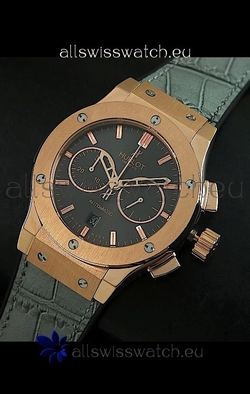 Hublot Big Bang Classic Fusion Rose Gold in Grey Strap