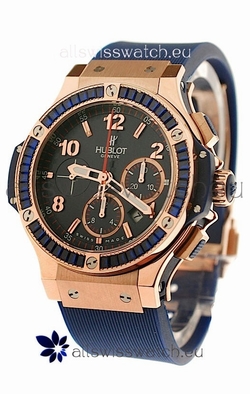 Hublot Big Bang Dark Blue Tutti Fruitti in Purple Diamonds