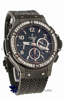 Hublot Big Bang All Black with Diamonds Bezel