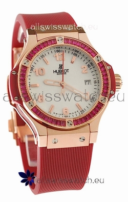 Hublot Gold Big Bang Red Tutti Fruitti Quartz